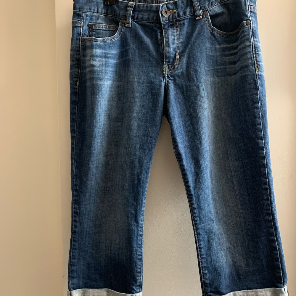 Calvin Klein Straight Leg Cropped Jeans Approx Size 14